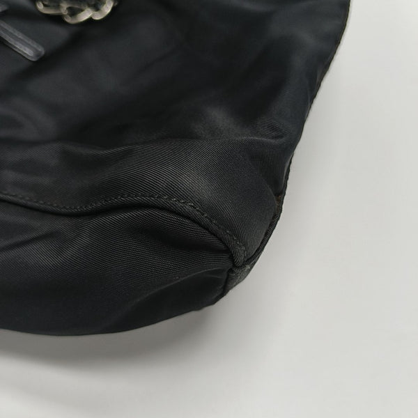 Nylon Shoulder Bag Black