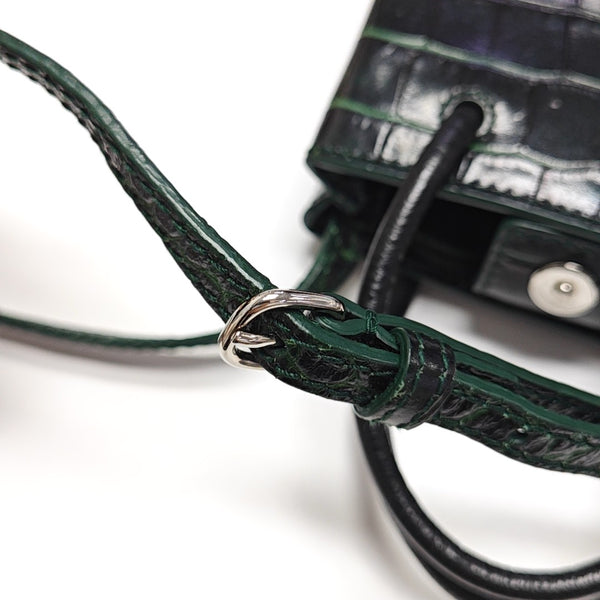 Shopping Bag Calfskin Green