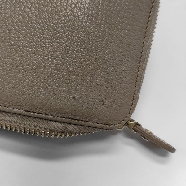 Gancini Calfskin Gray Wallet
