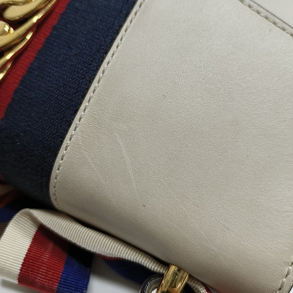 Sylvie Small Calfskin White