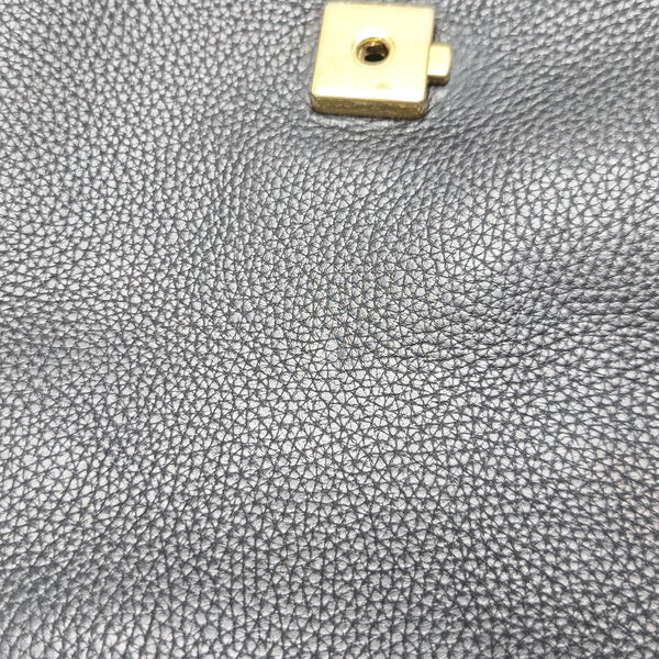 GG Marmont Animalier Large Calfskin Black