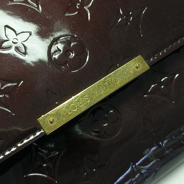 Patent Leather Clutch Red