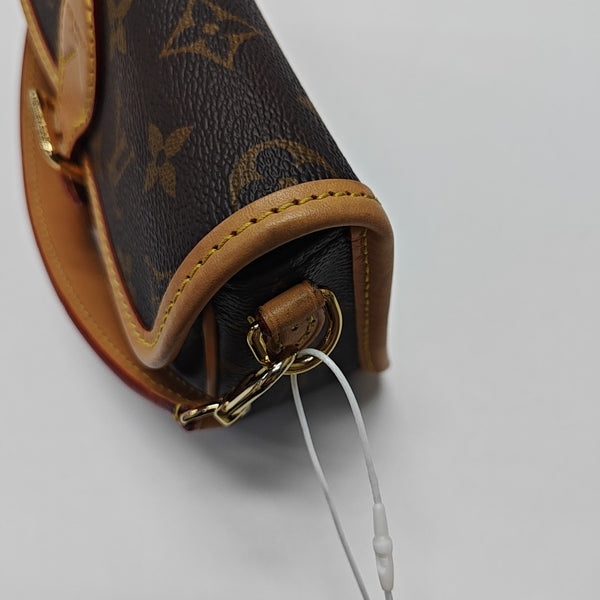 DIANE Nano Monogram Coated Canvas Brown