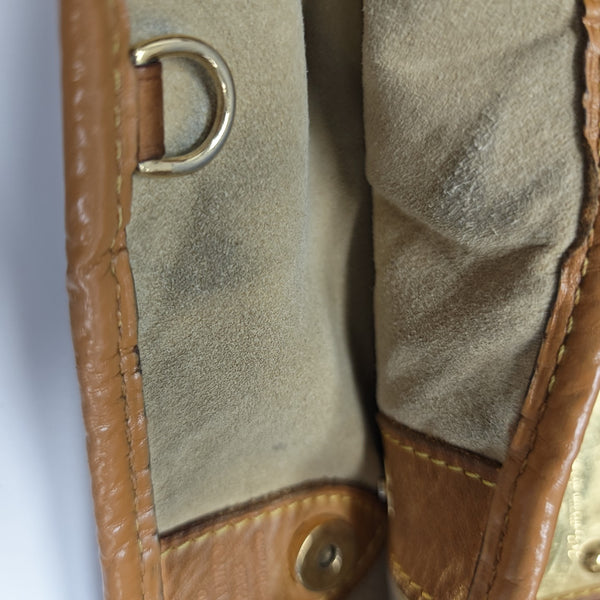 GALLIERA Monogram Coated Canvas Brown