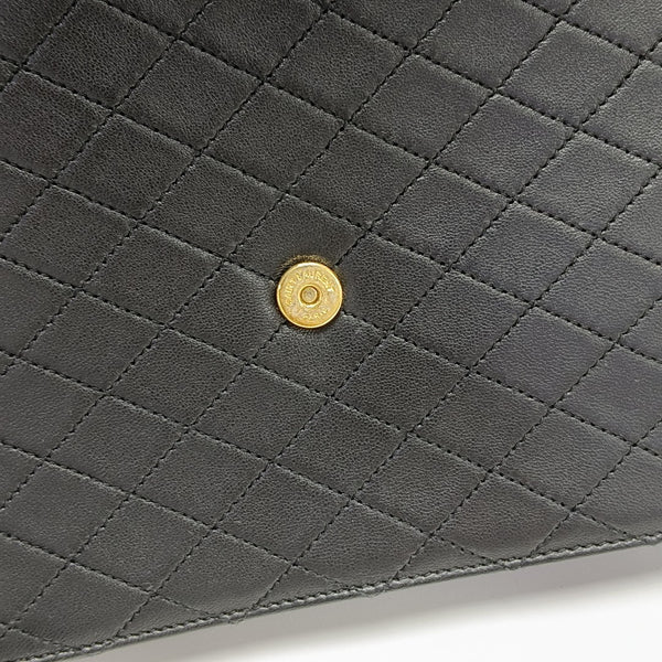GABY Quilted Lambskin Black