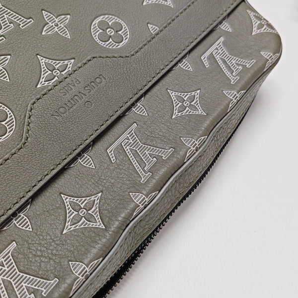 DUO Monogram Calfskin Green