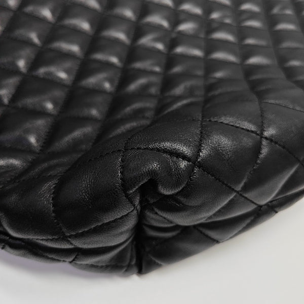 ICARE Extra Large Quilted Lambskin Black