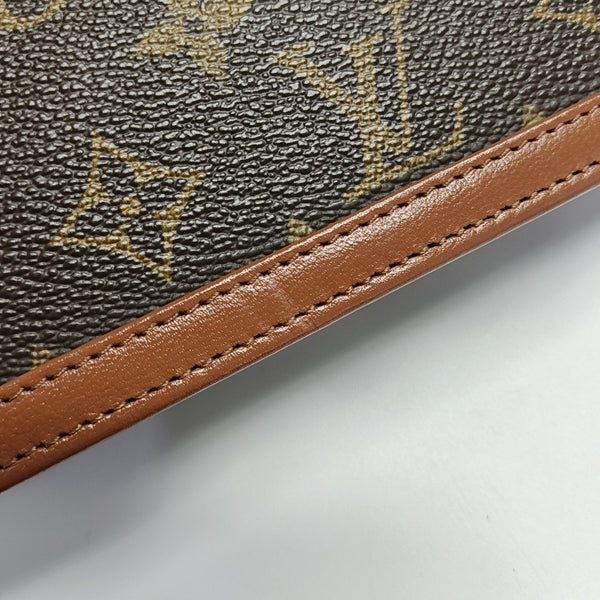 DAME GM Monogram Coated Canvas Brown
