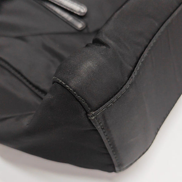 Nylon Shoulder Bag Black
