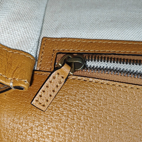 Disney X Gucci Small Monogram Coated Canvas Brown