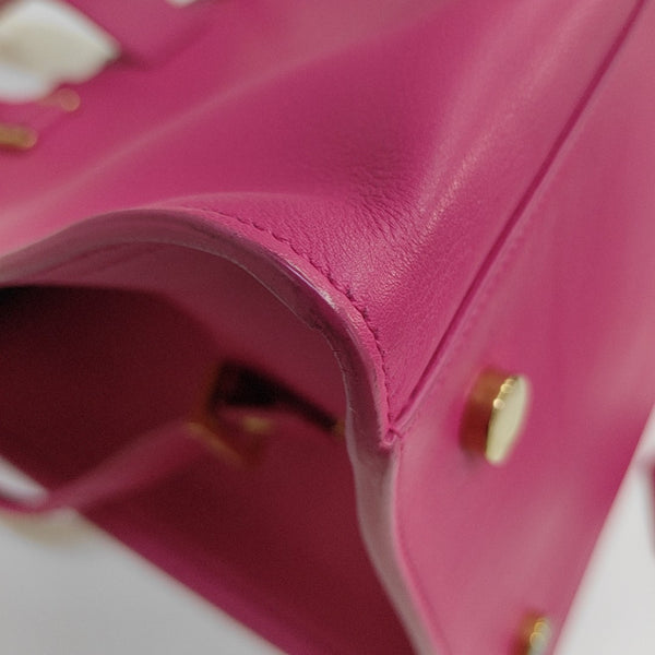 CHYC Y LIGNE Medium Calfskin Red