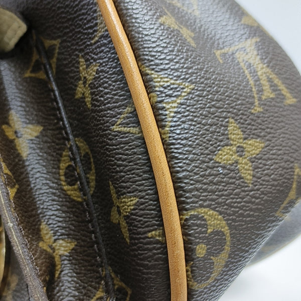 HUDSON GM Monogram Coated Canvas Brown