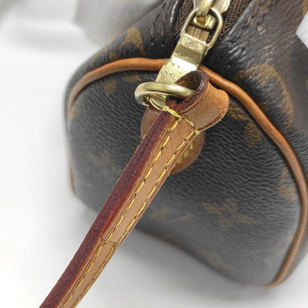 SPEEDY Nano Monogram Coated Canvas Brown