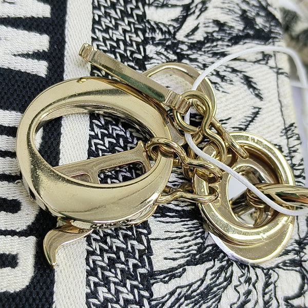 Lady Dior Mini Canvas Multicolor