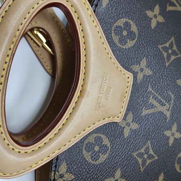 RIVAGE BB Monogram Coated Canvas Brown