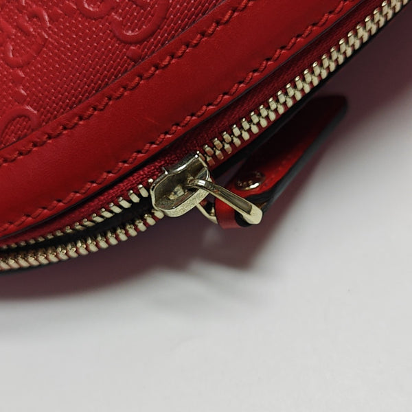 Calfskin Top Handle Bag Red