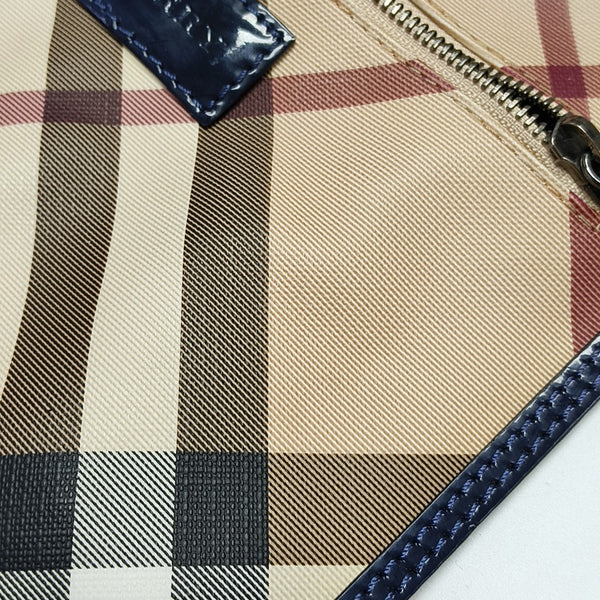 Plastic Shoulder Bag Blue