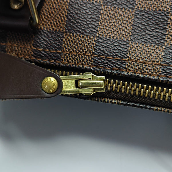 SPEEDY 25 Damier Ebene Coated Canvas Brown