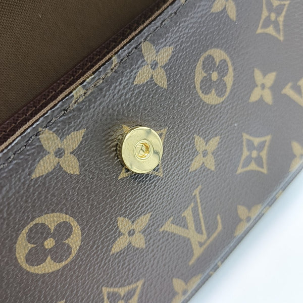 IVY Monogram Coated Canvas Brown