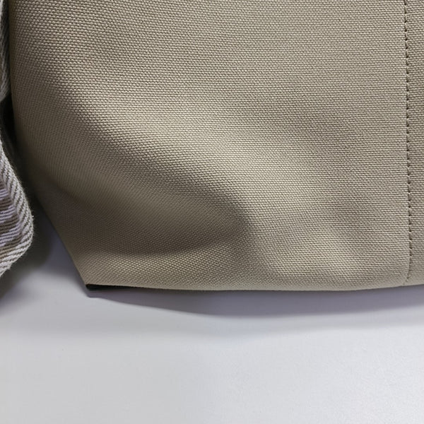 Canvas Top Handle Bag Beige