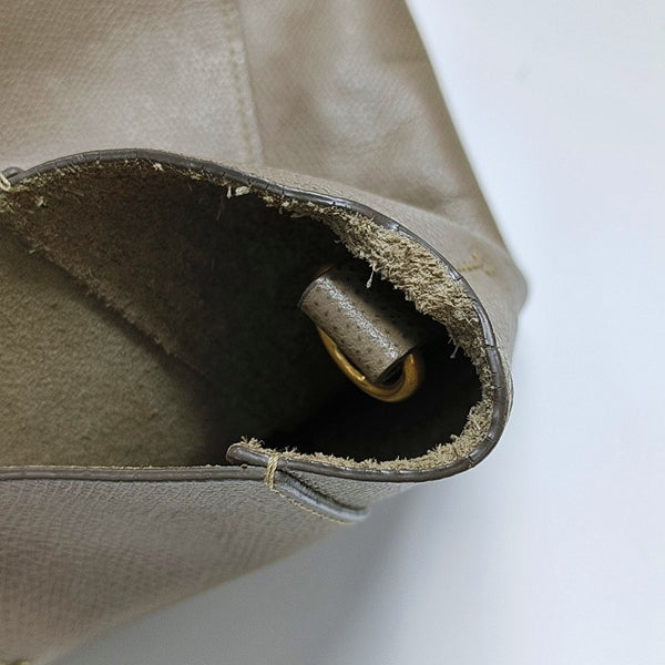 Authenticated pre-owned CABAS Small Calfskin Grey - Tote Bag at Looply