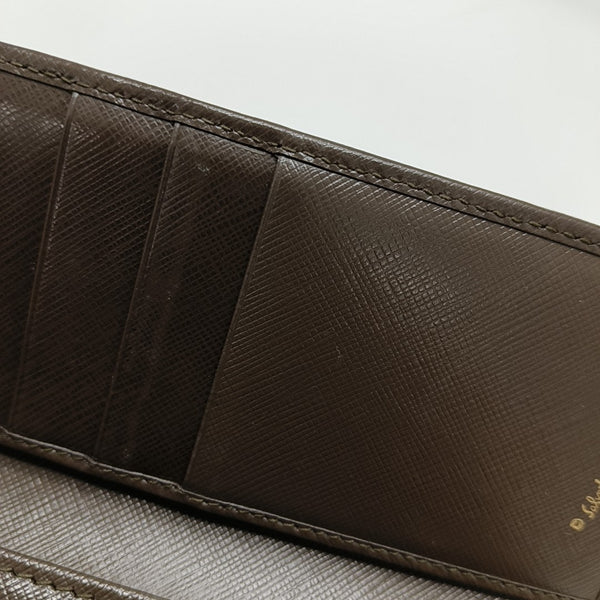 Ginny Calfskin Brown Wallet