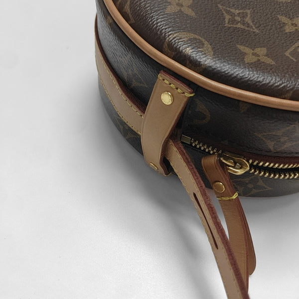 BOITE CHAPEAU PM Monogram Coated Canvas Brown