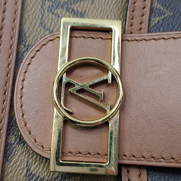 DAUPHINE WOC Monogram Coated Canvas Brown