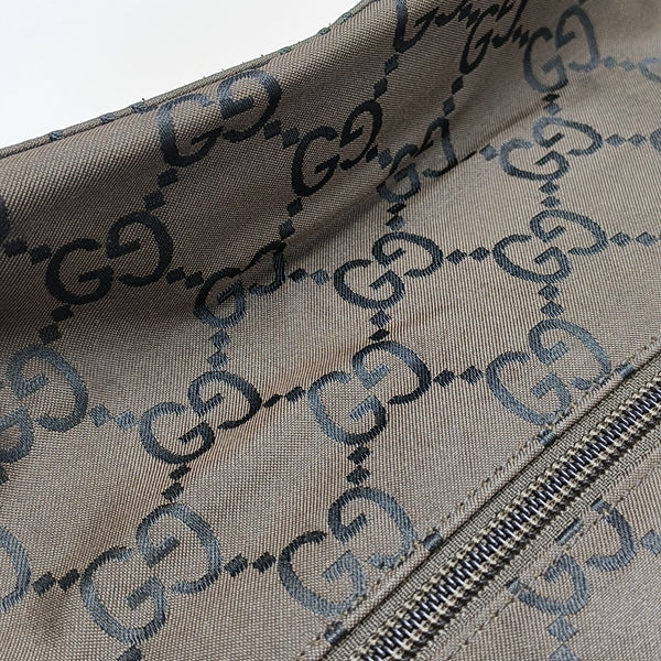Monogram Canvas Clutch Brown