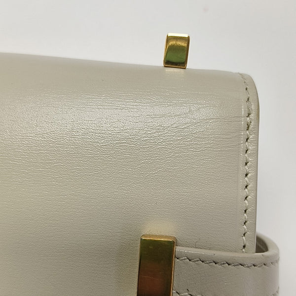 MANHATTAN Mini Calfskin White