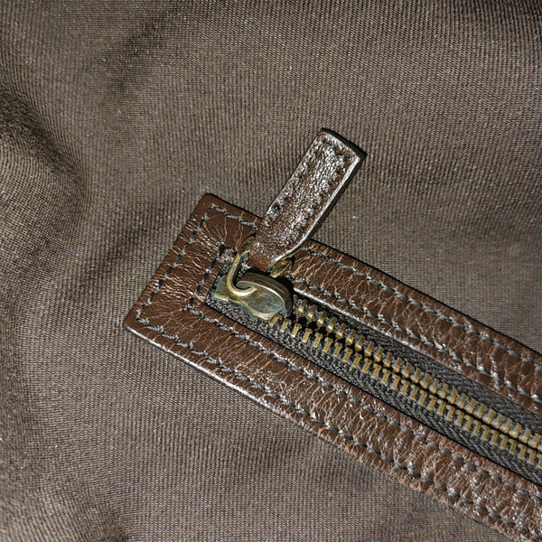 Monogram Canvas Tote Bag Brown