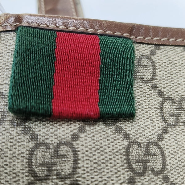 Monogram Coated Canvas Shoulder Bag Brown