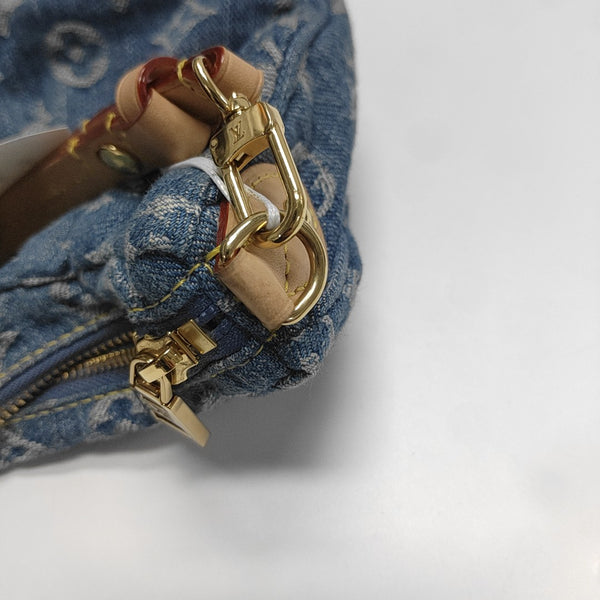 Pochette Valley Monogram Denim Blue