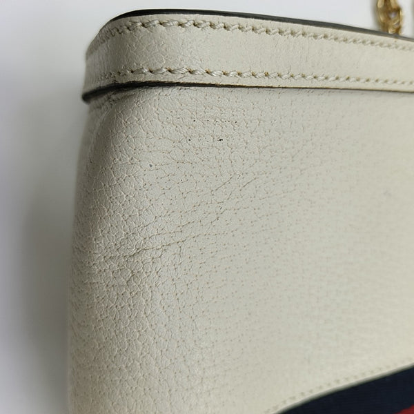 Ophidia Small Calfskin White