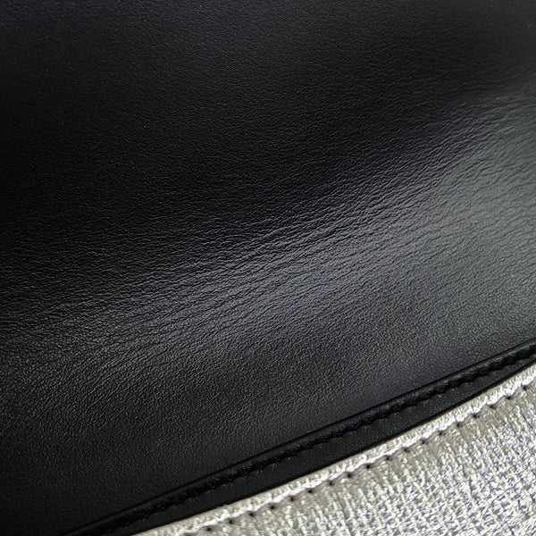 Gancino Calfskin Silver
