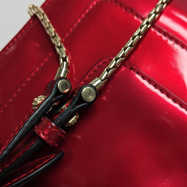 SERPENTI FOREVER Small Patent Leather Red