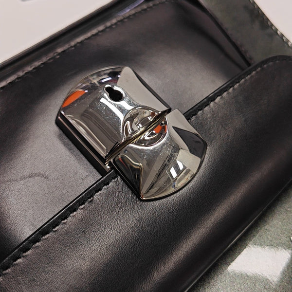 Padlock Work Patent Leather Green