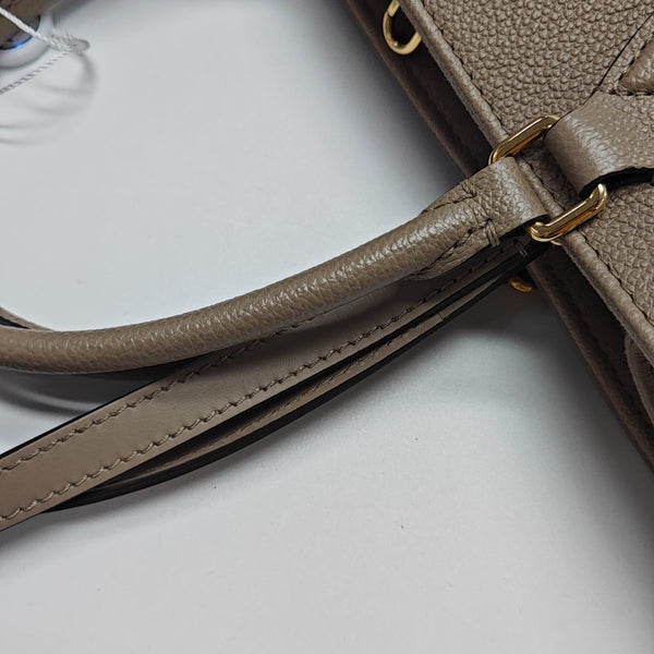 ONTHEGO MM Monogram Calfskin Gray