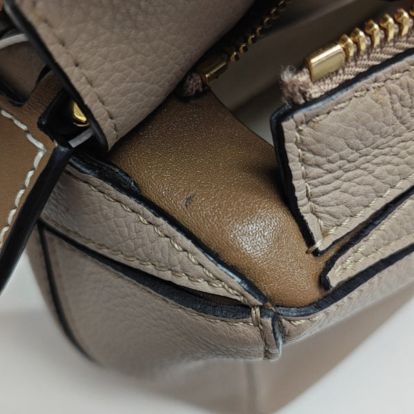 Puzzle Small Calfskin Beige