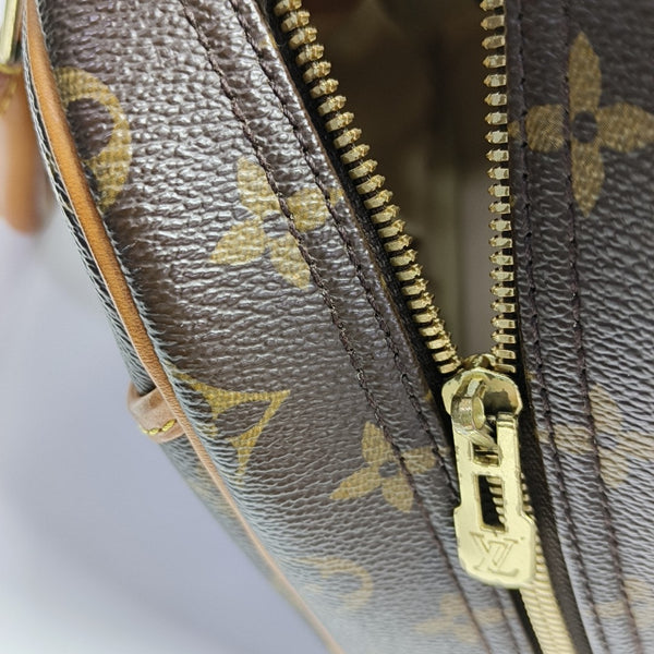 DEAUVILLE Monogram Coated Canvas Brown