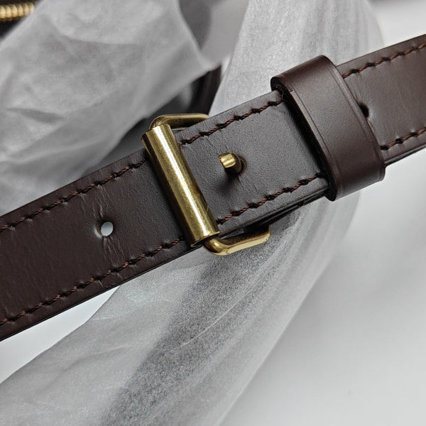 KEEPALL 45 Damier Ebene Coated Canvas Brown