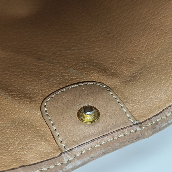 MACADAM CLUTCHES Coated Canvas Brown