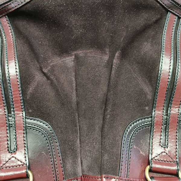 Suede Shoulder Bag Red