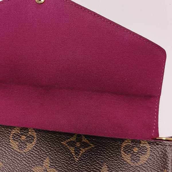 FÉLICIE Monogram Coated Canvas Brown