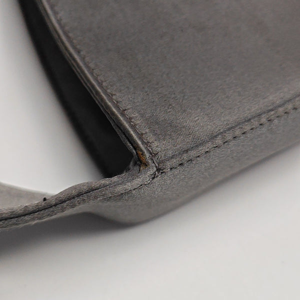 Fabric Top Handle Bag Gray
