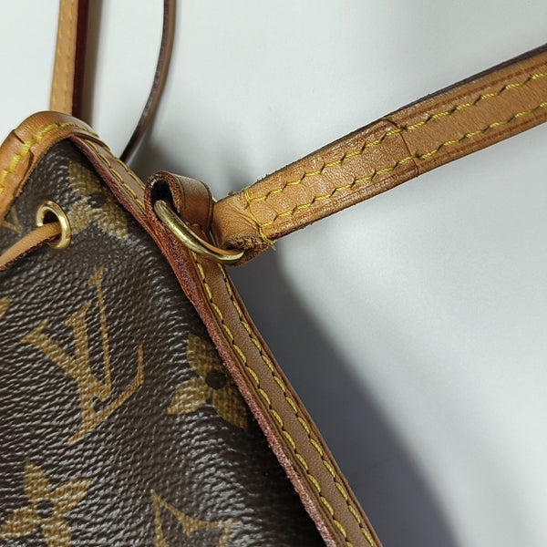 NÉONOÉ Nano Lona Revestida Monogram Marrón