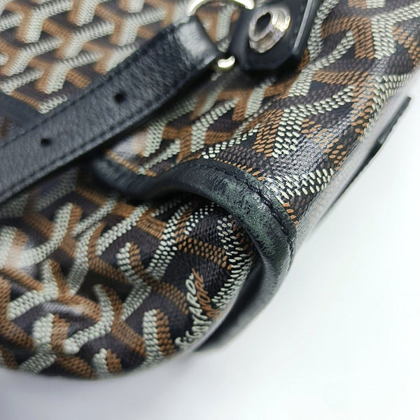 Saint Léger Coated Canvas Black