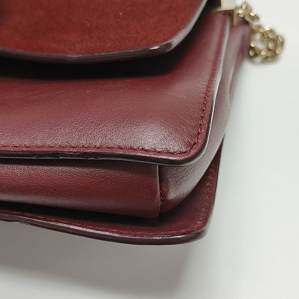 Faye Small Calfskin Red