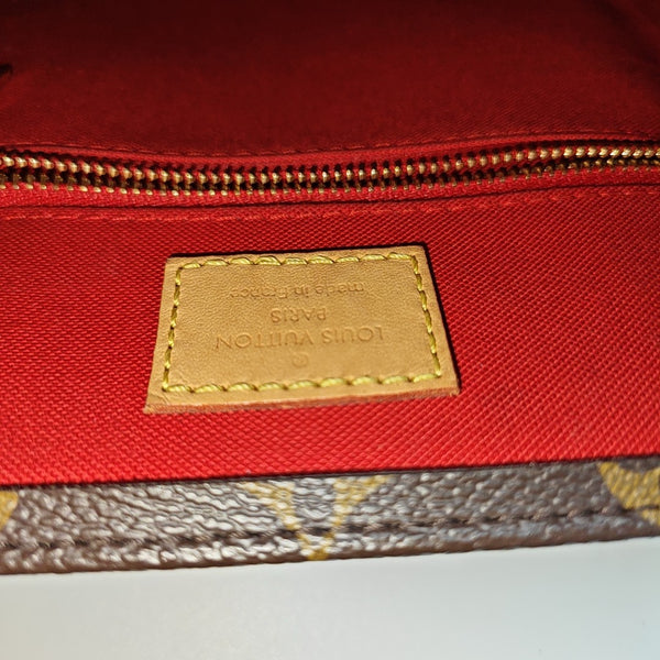 SAC PLAT BB Monogram Coated Canvas Brown