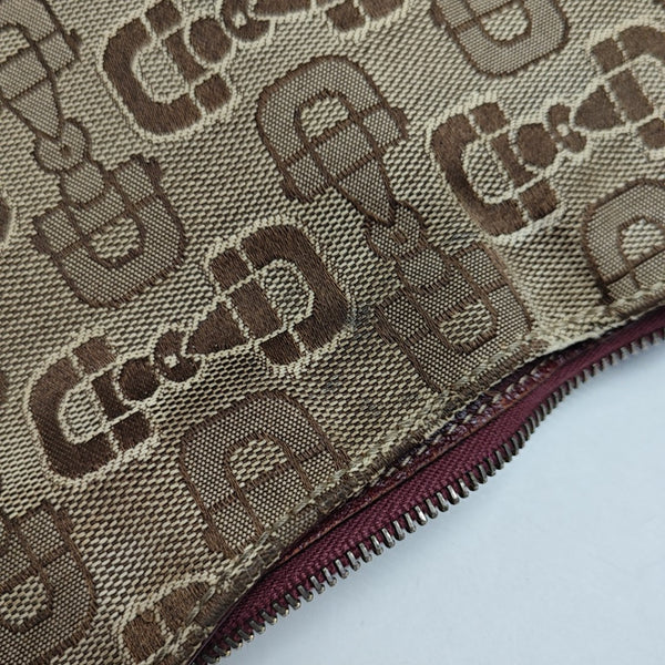 Monogram Canvas Top Handle Bag Brown